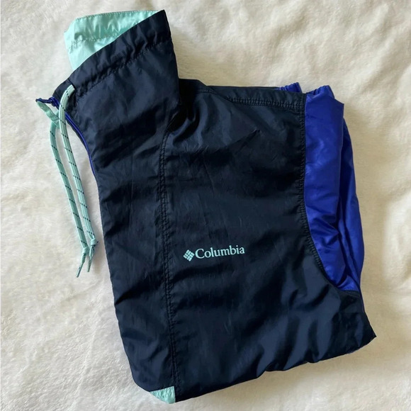columbia lightweight blue navy breathable full zip jacket windbreaker women’s m - Picture 10 of 10